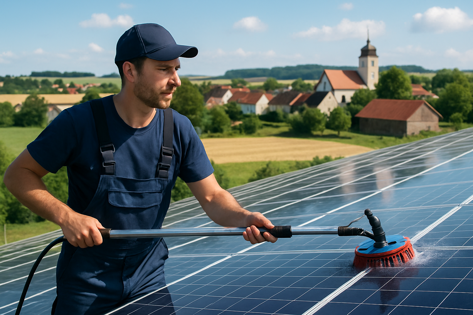 Solaranlagenreinigung in Wolpertshausen – Solar-Photovoltaikreinigung.de