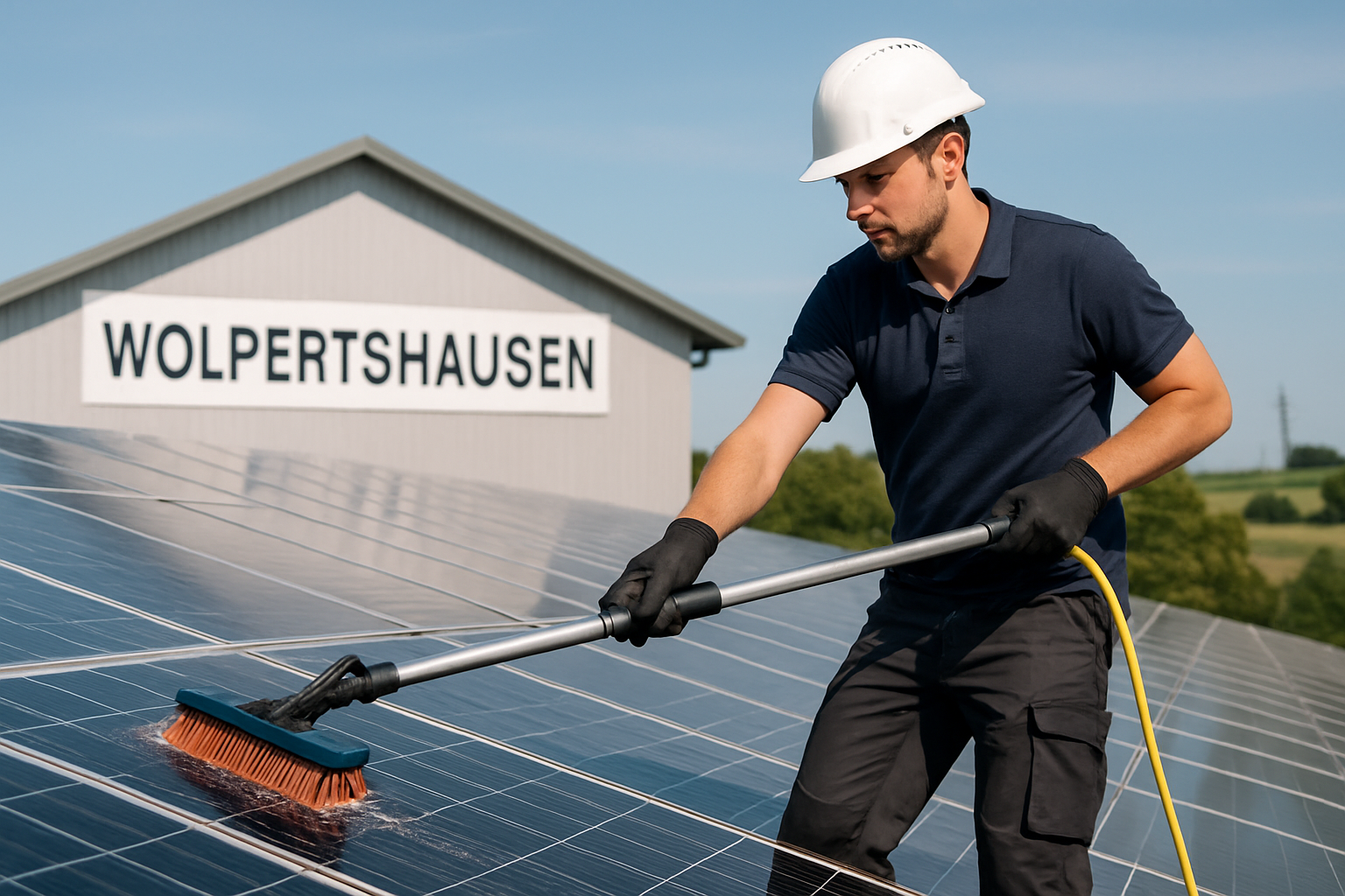 Solarreinigung in Wolpertshausen – Solar-Photovoltaikreinigung.de