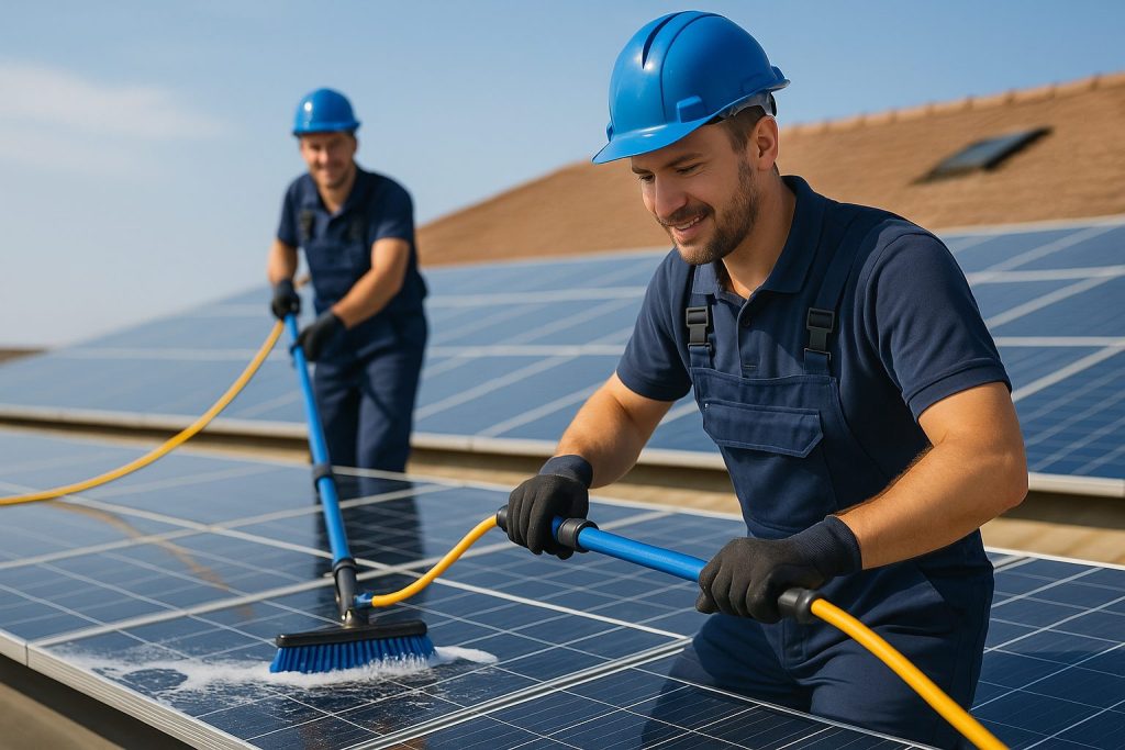 Photovoltaikanlagen Reinigung – Frank Menna GmbH