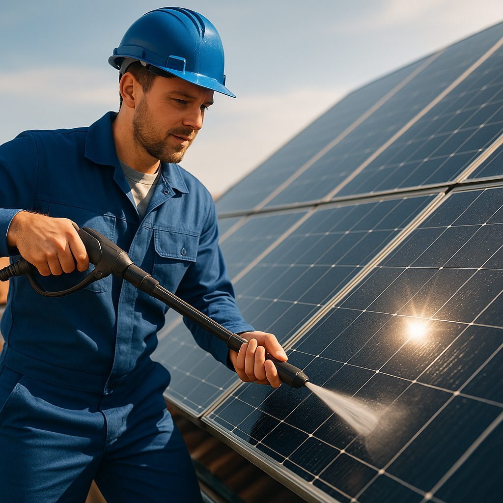 Fragen zur Photovoltaik- und Solaranlagenreinigung – Frank Menna GmbH